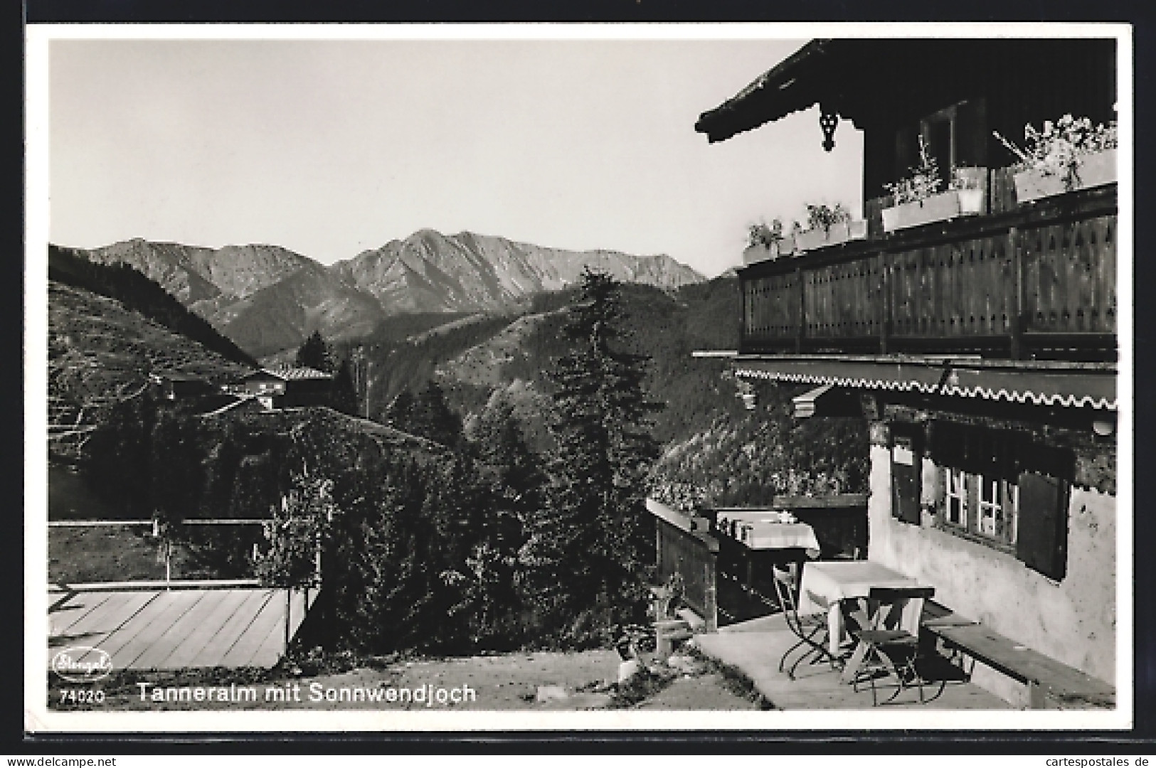 AK Tanneralm, Gasthof Mit Sonnwendjoch  - Autres & Non Classés