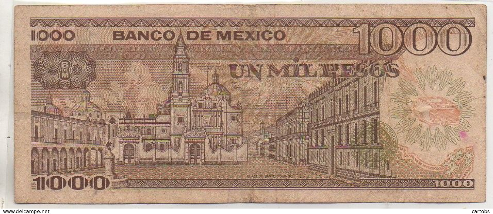 EL BANCO De MEXICO  1000 Pesos (1984) - Messico