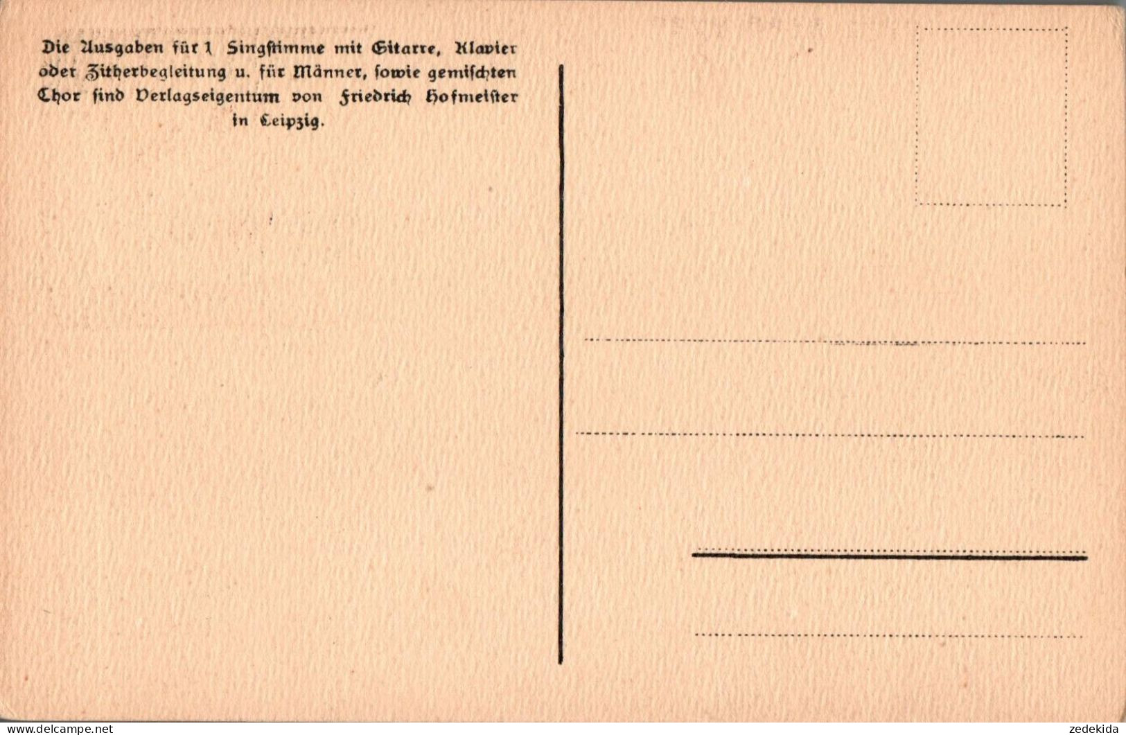 H2229 - Litho Anton Günther Liedkarte - Ehrt Da Altn Leit .... Erzgebirgisches Volkslied - Musique