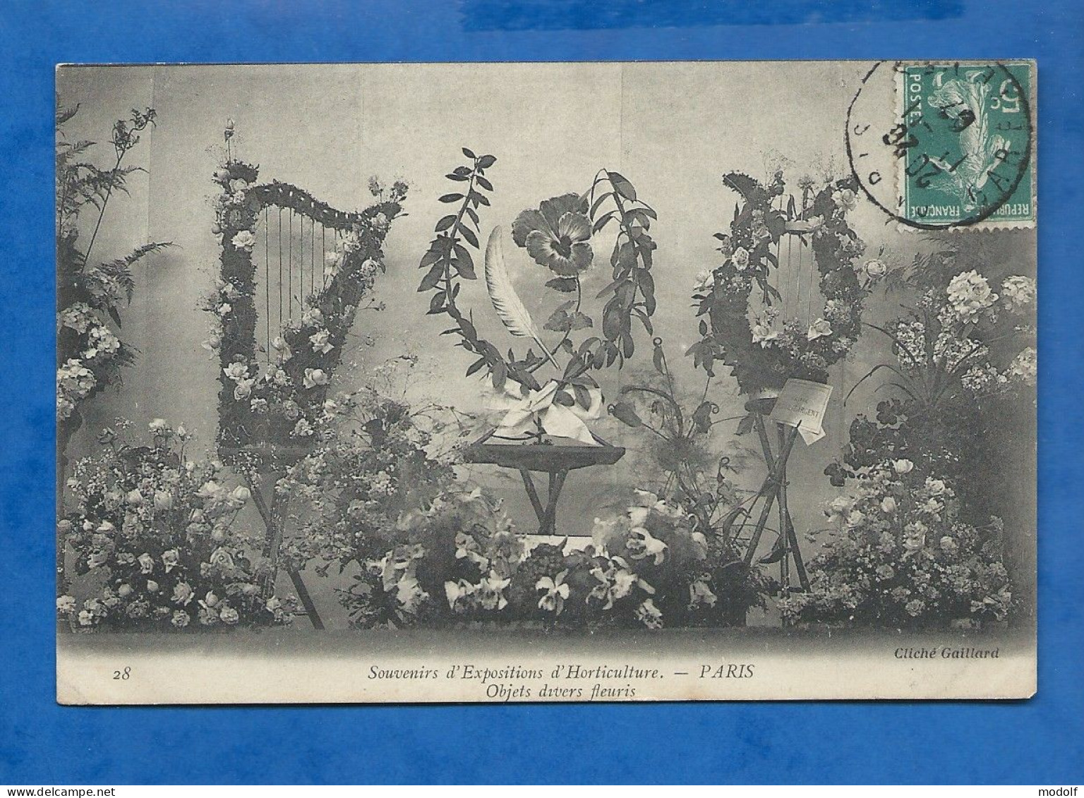 CPA - 75 - Paris - Souvenirs D'Expositions D'Horticulture - Objets Divers Fleuris - Circulée En 1907 - Tentoonstellingen