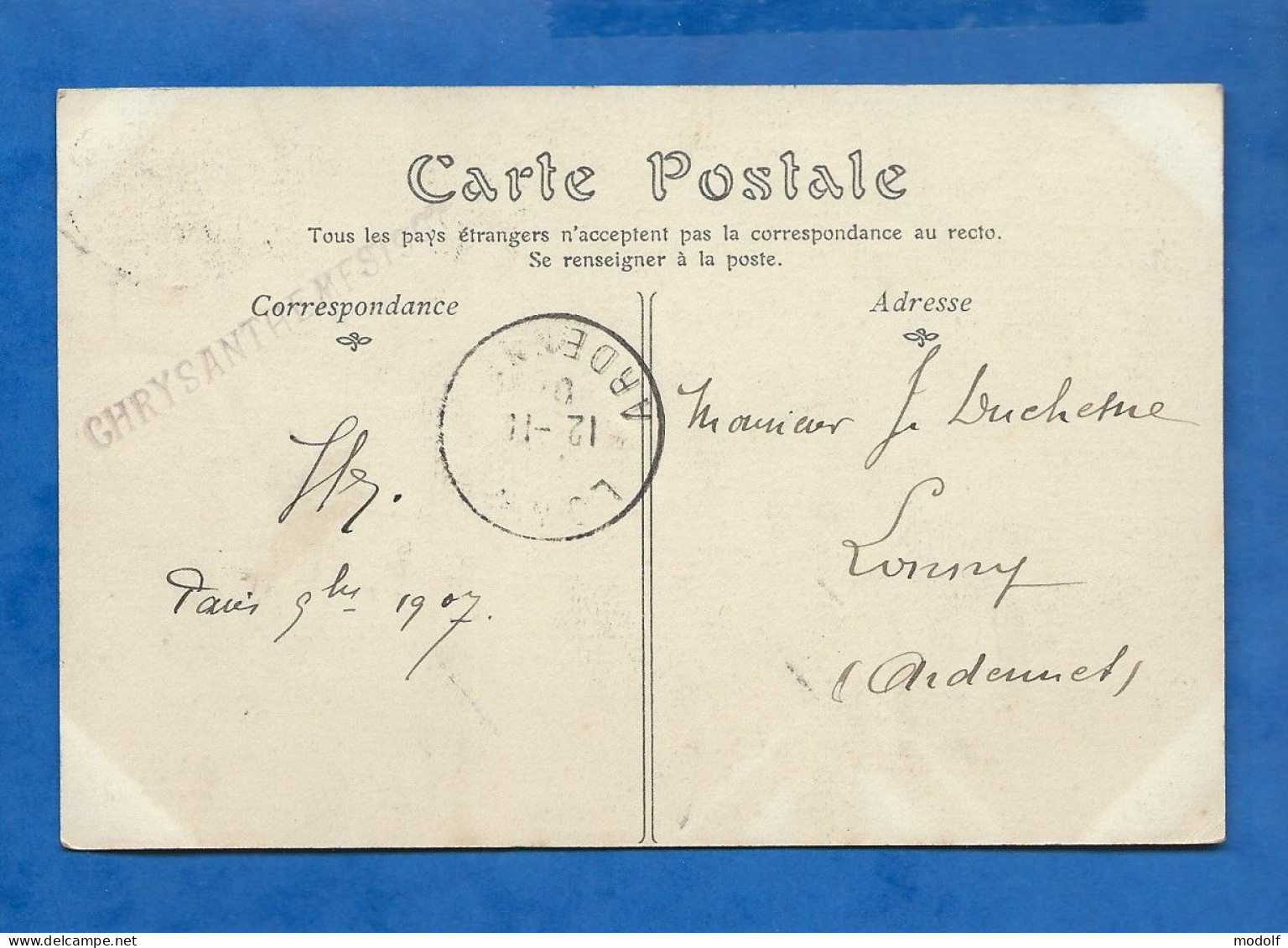 CPA - 75 - Paris - Souvenirs D'Expositions D'Horticulture - Objets Divers Fleuris - Circulée En 1907 - Exhibitions