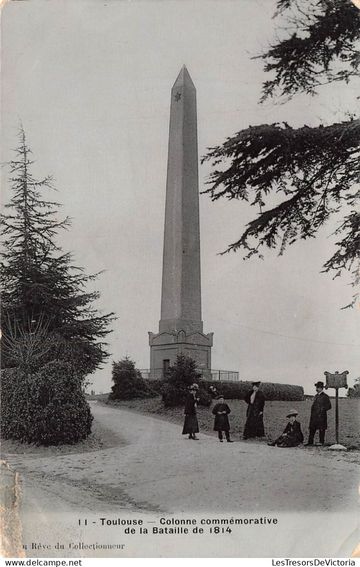 FRANCE - Toulouse - Colonne Commémorative De La Bataille De 1814 - Carte Postale Ancienne - Toulouse