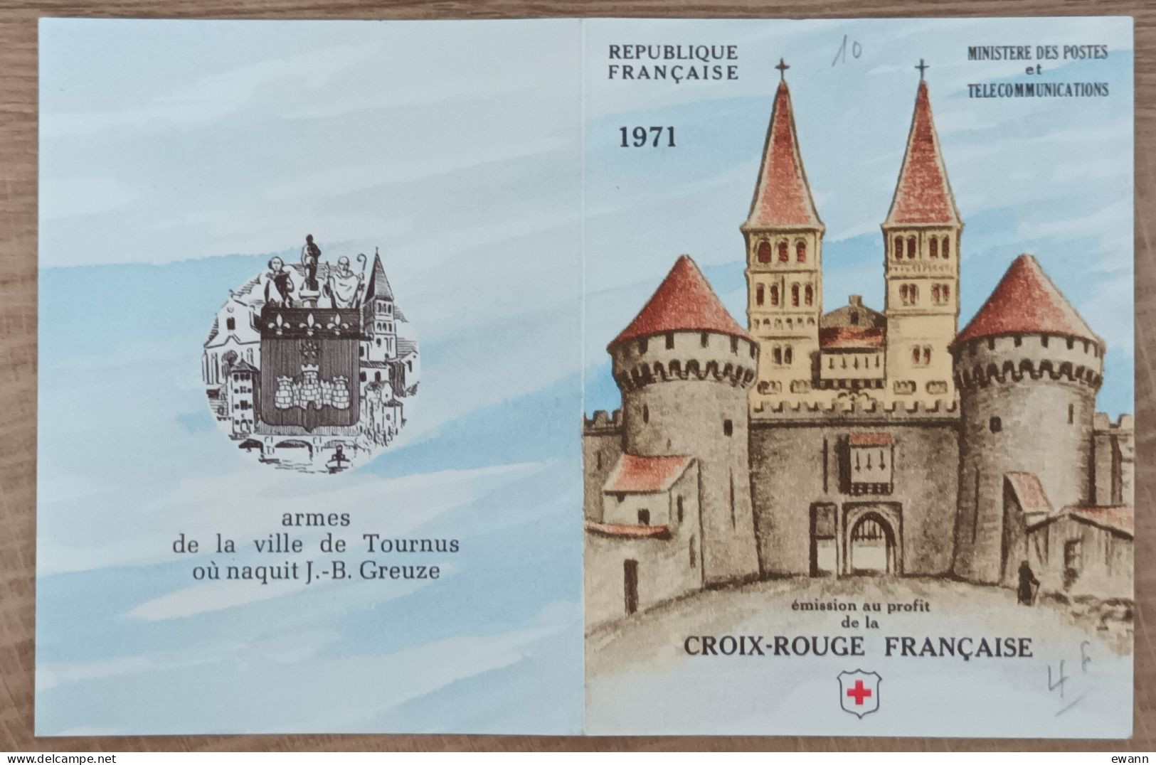 FRANCE - Carnet CROIX ROUGE YT N°2020 - 1971 - Neuf - Rotes Kreuz