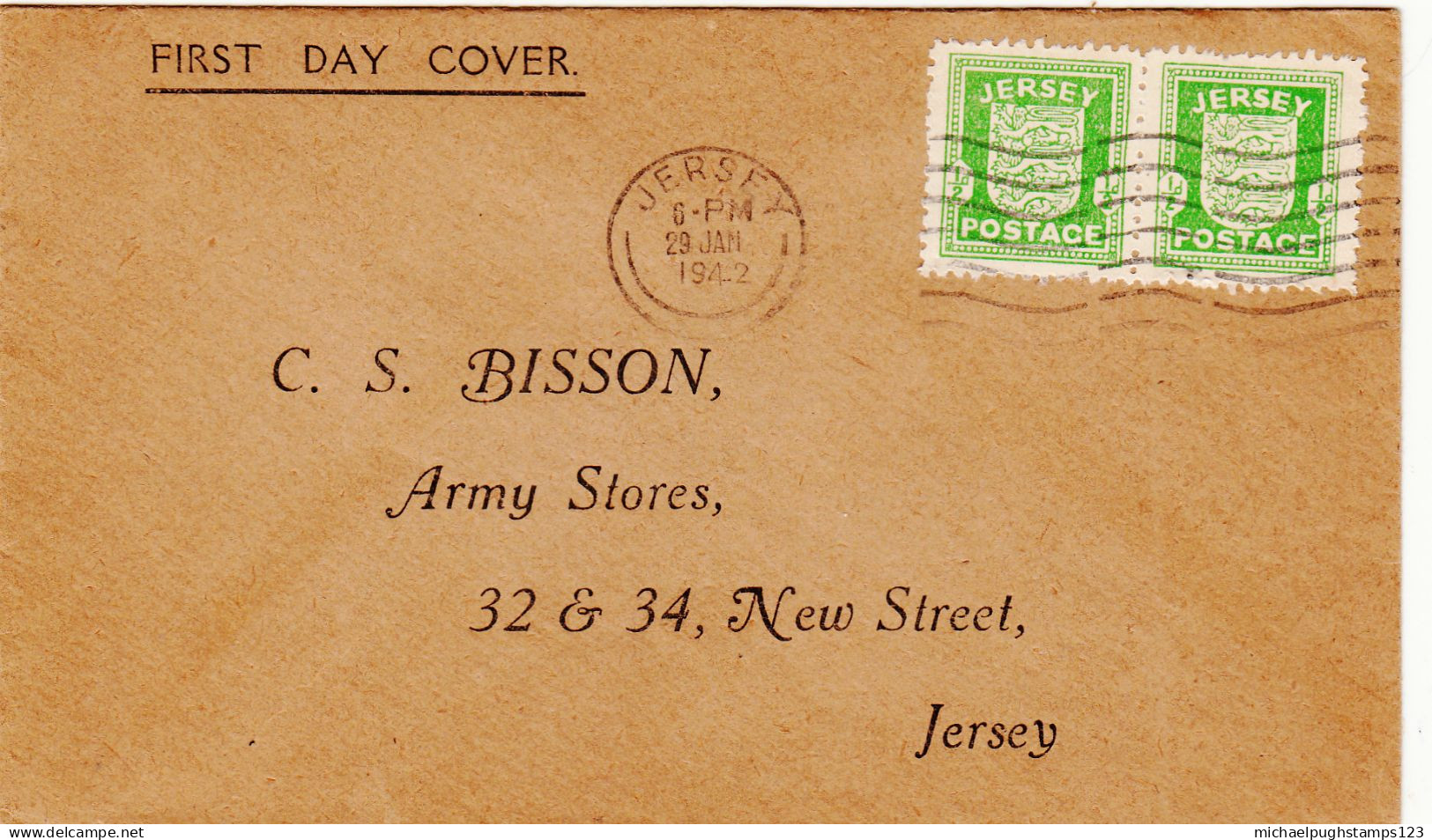 G.B. / Jersey / Wartime Issues - Non Classés