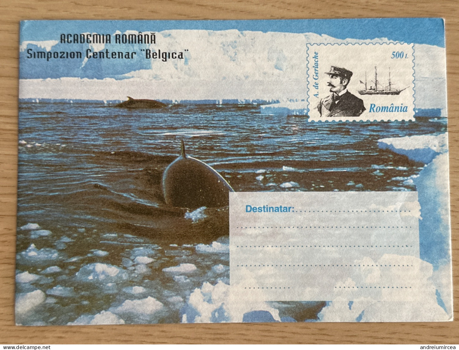 Cod 153/97!Centenar BELGICA  A.de Gerlache - Polar Exploradores Y Celebridades