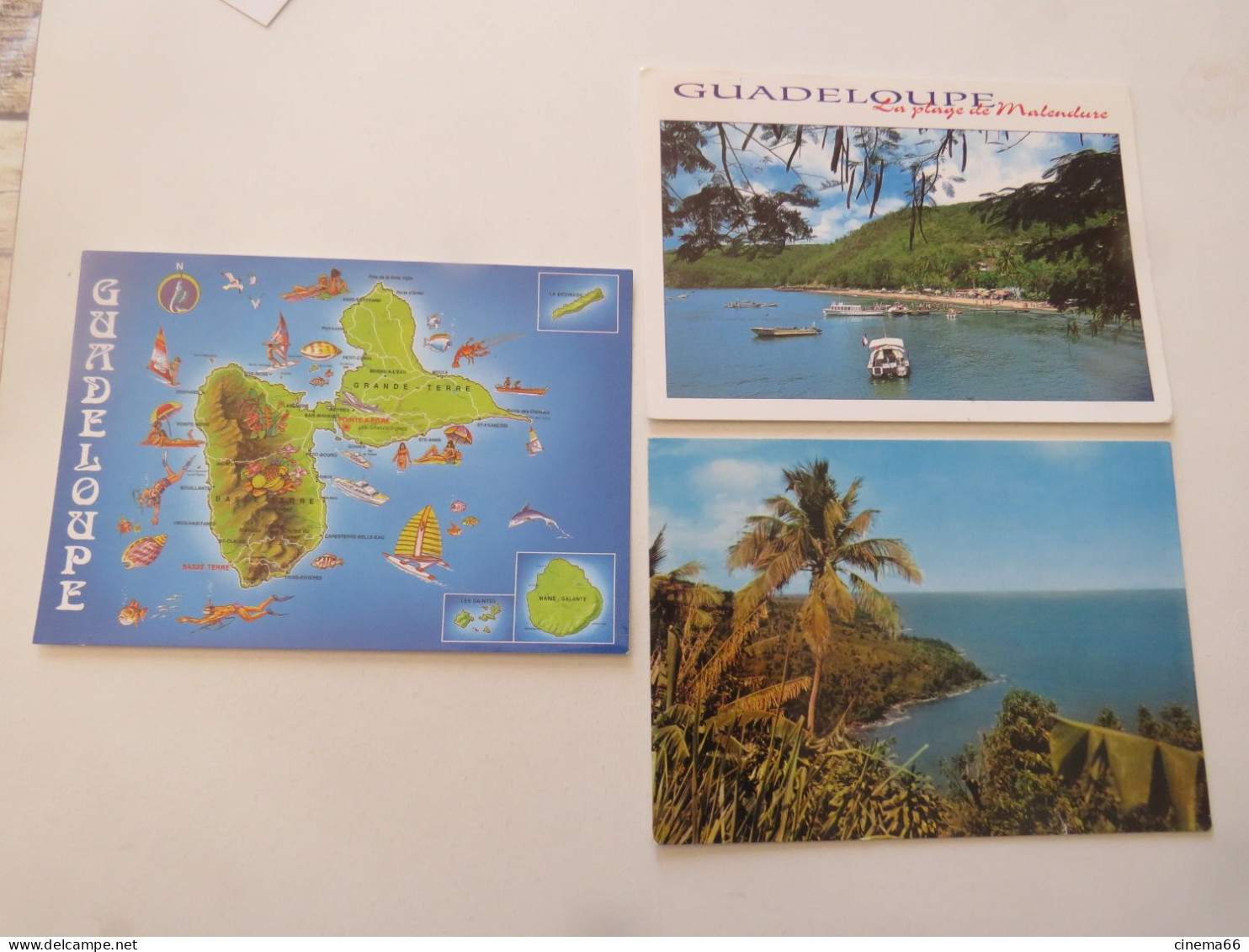 GUADELOUPE - Lot De 3 Cartes - - Andere & Zonder Classificatie