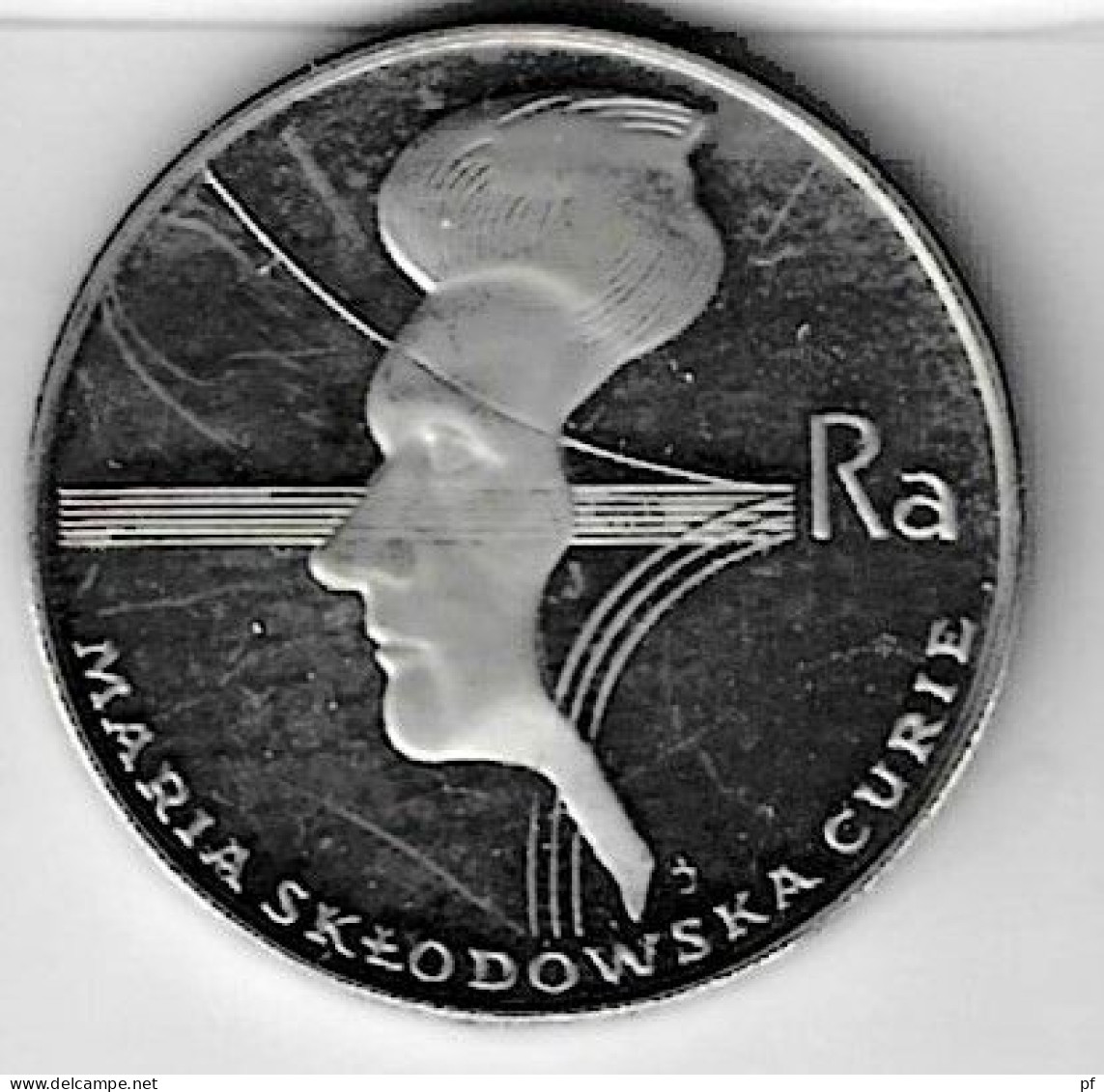 100 Zl  1974 (Ag) Maria Skrodowska Curie 1876-1934 - Poland