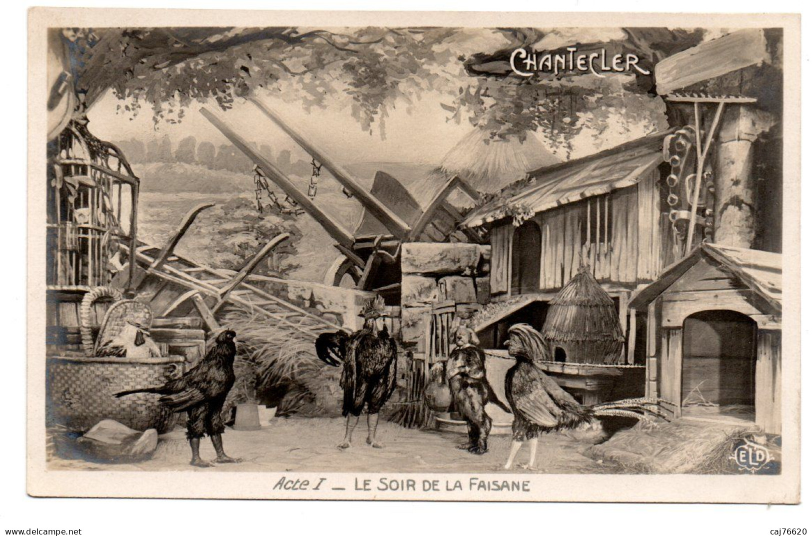 Chantecler , ACTE I , Le Soir De La Faisane    , E.L.D. - Uccelli