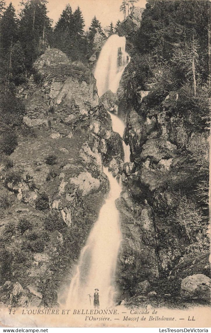 FRANCE - L'Oursière Et Belledonne - Cascade De L'Oursière - Massif De Belledonne - Carte Postale Ancienne - Other & Unclassified