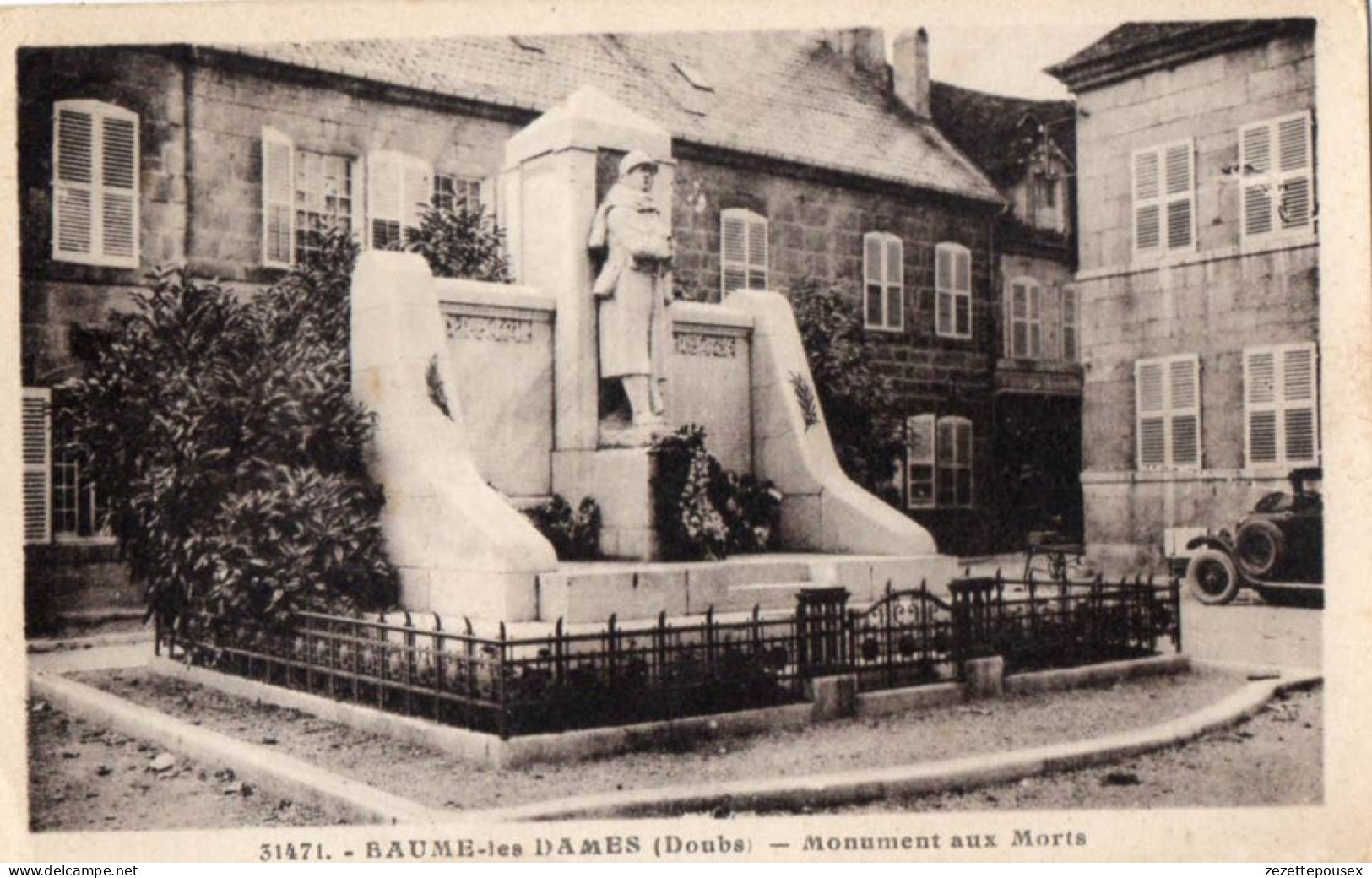 38332-ZE-25-BAUME-les-DAMES-Monument Aux Morts - Baume Les Dames