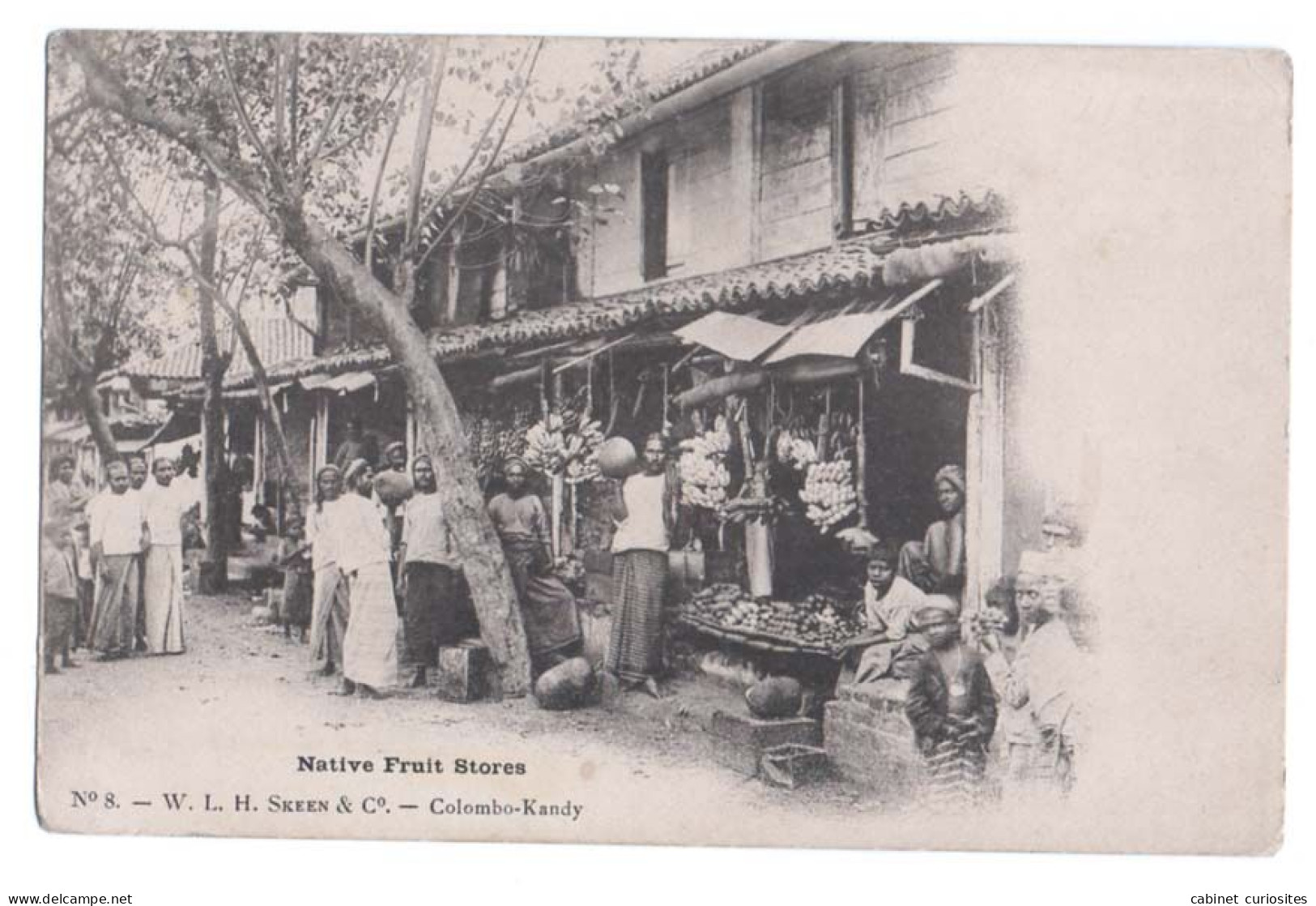 Colombo-Kandy - Native Fruit Stores - Sri Lanka (Ceylon) - CEYLAN - Commerces De Fruits - Animée - Sri Lanka (Ceylon)