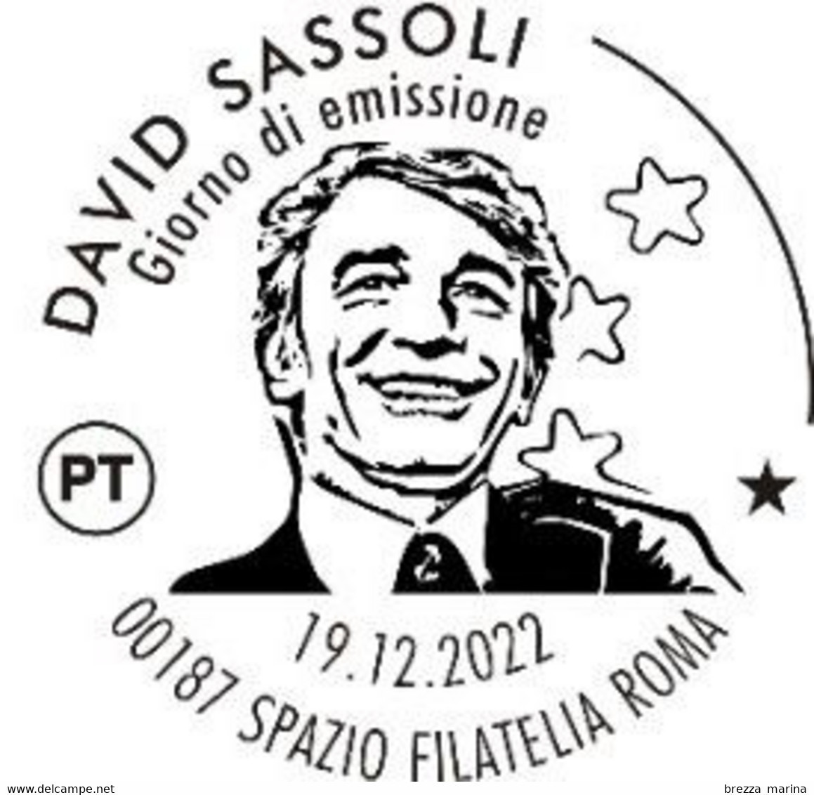 ITALIA - Usato - 2022 - David Sassoli (1956-2022), Giornalista, Politico – B Zona 1 - 2021-...: Afgestempeld