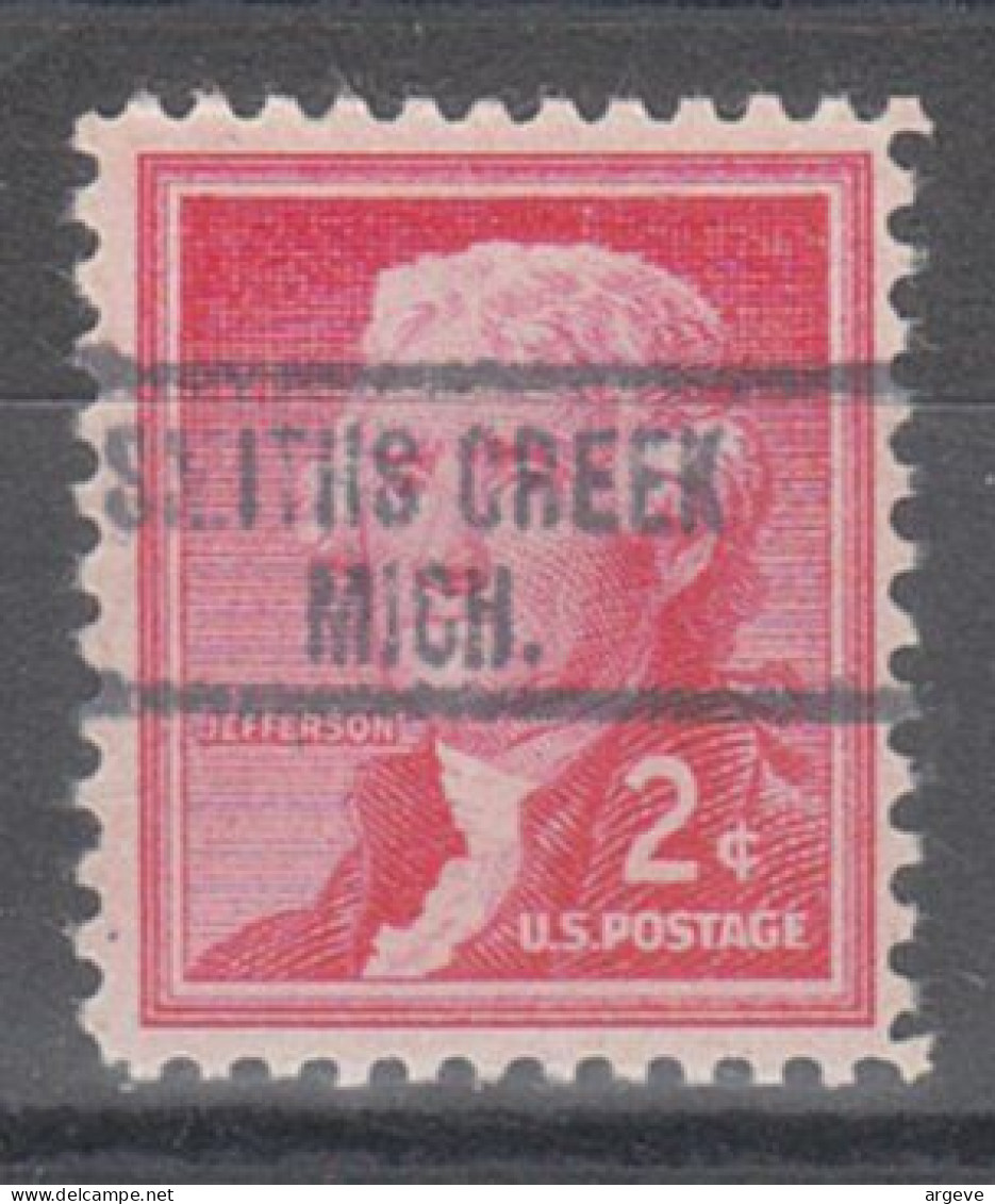 USA Precancel Vorausentwertungen Preo Locals Michigan, Smiths Creek 813 - Precancels