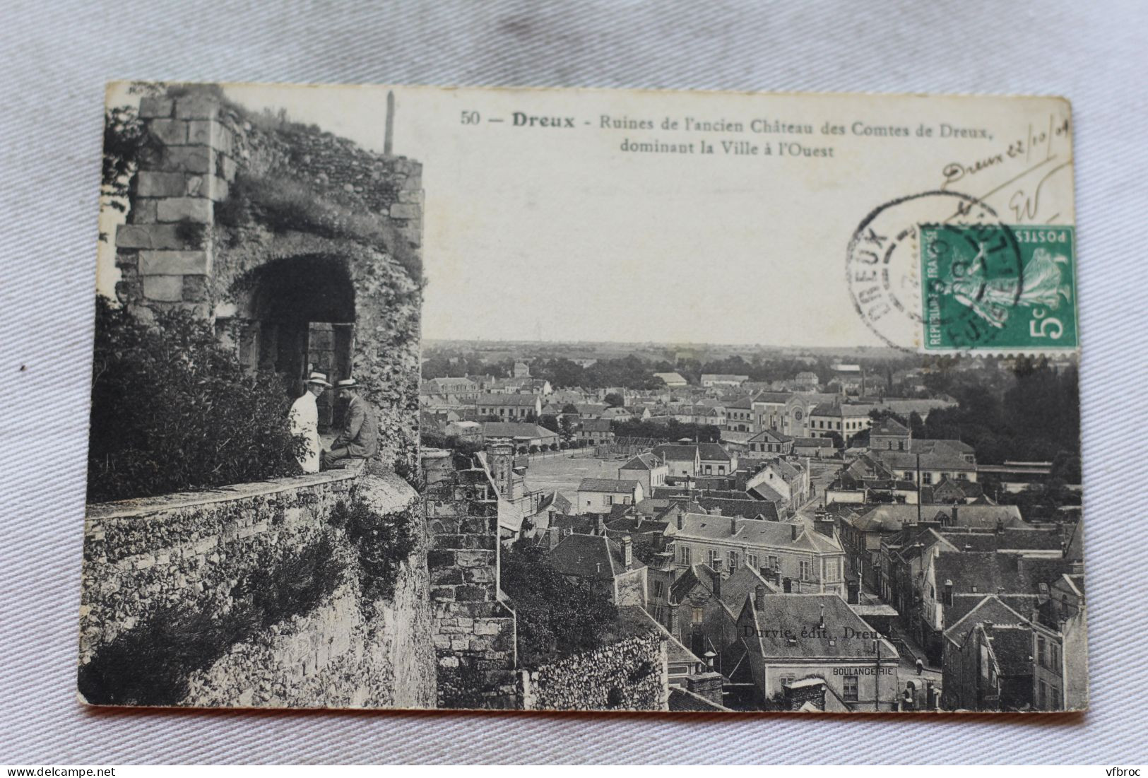 N696, Cpa 1909, Dreux, Ruines De L'ancien Château Des Comtes De Dreux, Eure Et Loir 28 - Dreux