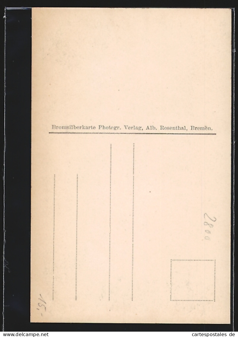 AK Bremen, Einweihung Des Bismarck-Denkmals 1910  - Bremen