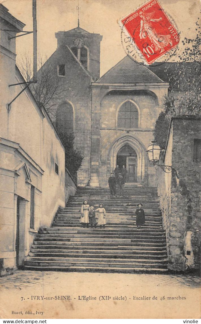 P-24-Mi-Is-1816 : IVRY-SUR-SEINE. EGLISE - Ivry Sur Seine