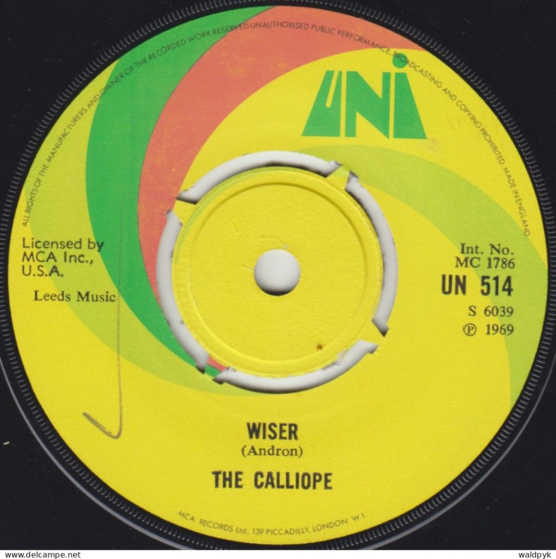 THE CALLIOPE - Clear Mud - Other - English Music