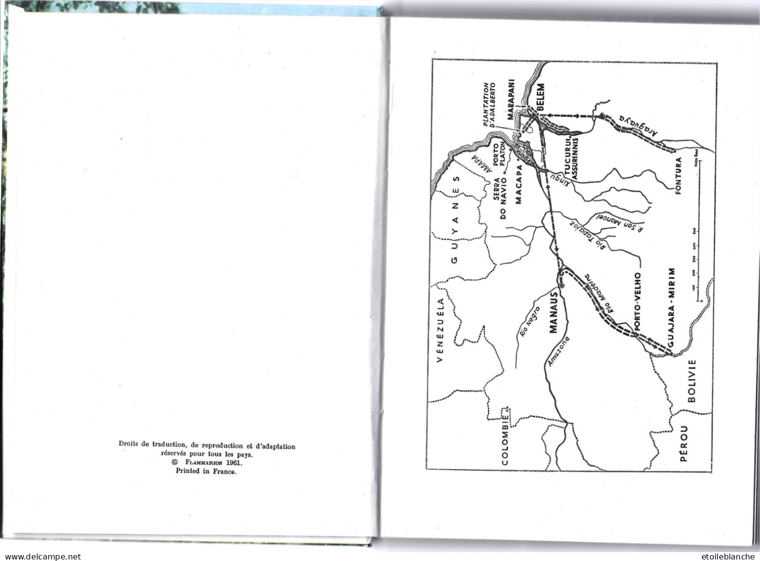 AMAZONIE - Aventure Vécue, Flammarion - Indiens, Amérique Du Sud - Livre édité En 1961 - Geografia