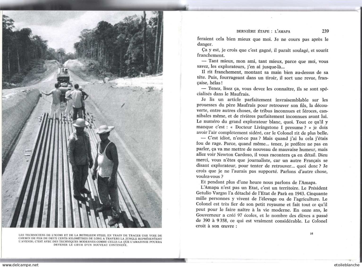 AMAZONIE - Aventure Vécue, Flammarion - Indiens, Amérique Du Sud - Livre édité En 1961 - Geografía