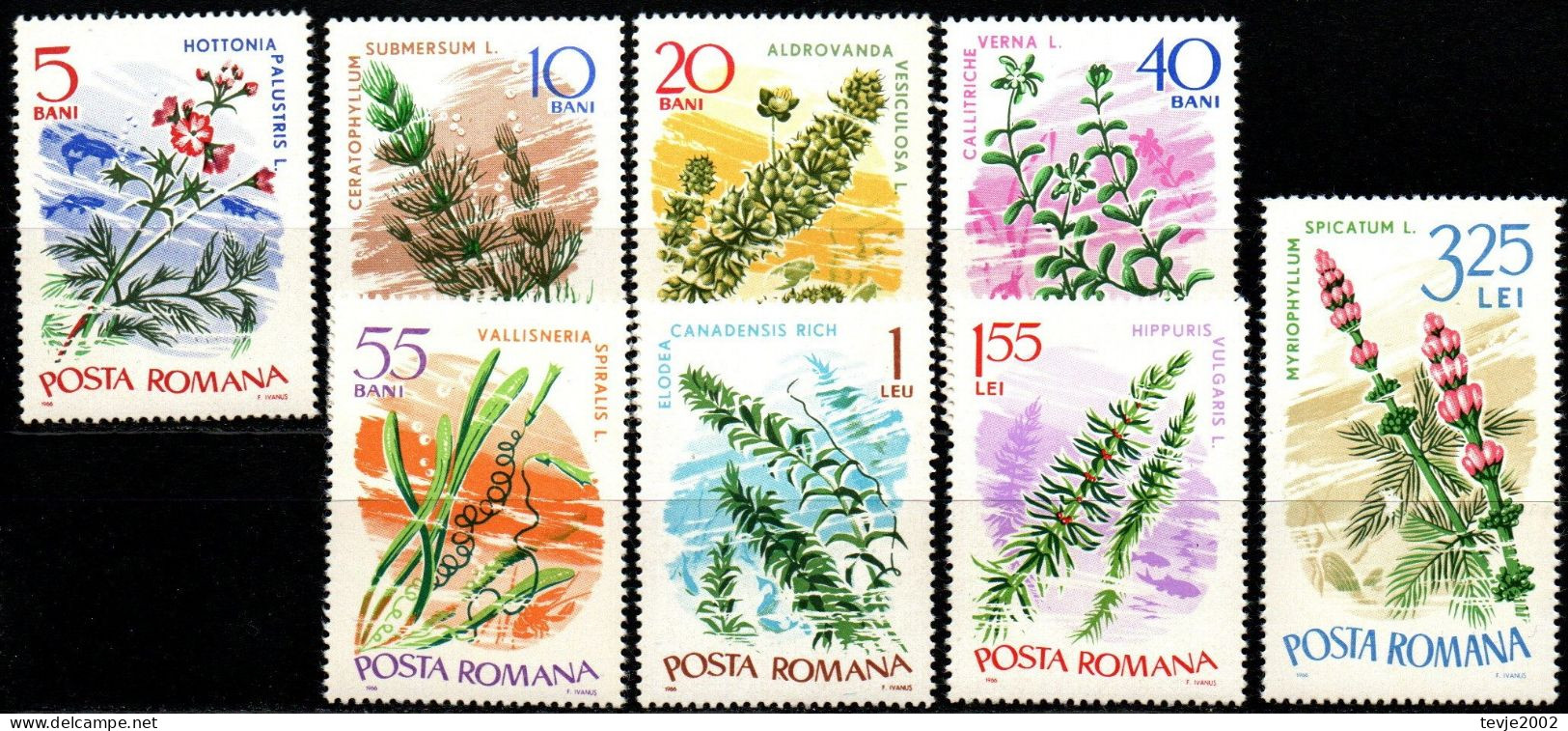 Rumänien Romania 1966 - Mi.Nr. 2525 - 2532 - Postfrisch MNH - Pflanzen Plants - Other & Unclassified