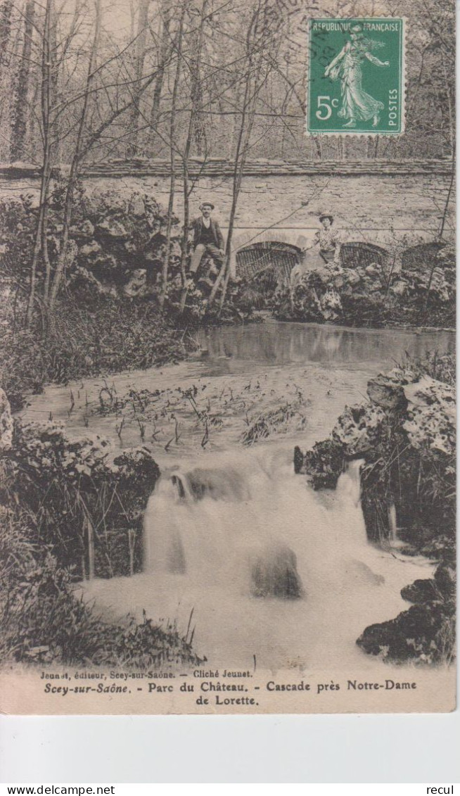 HAUTE SAÔNE - SCEY Sur SAÖNE - Parc Du Château - Cascade Près Notre Dame De Lorette - Scey-sur-Saône-et-Saint-Albin