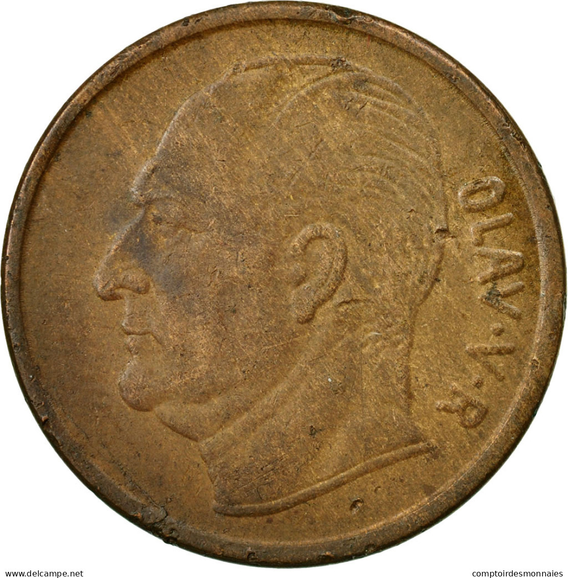 Monnaie, Norvège, Olav V, 5 Öre, 1966, TTB, Bronze, KM:405 - Norwegen