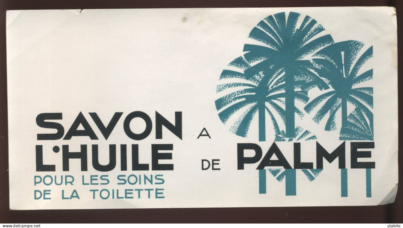 PARFUMS-BEAUTE - ETIQUETTE - SAVON A L'HUILE DE PALME - Etiketten