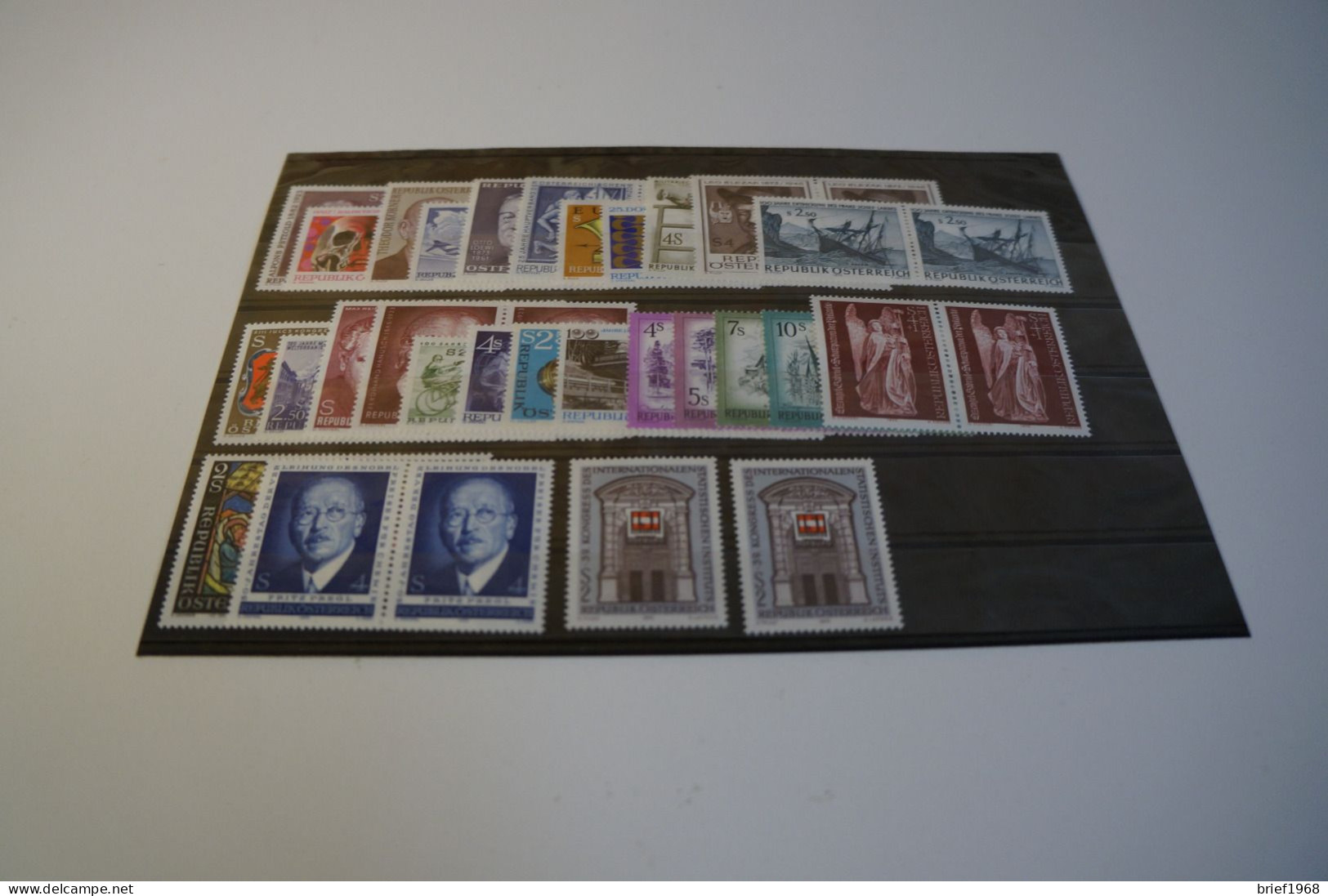Österreich Jahrgang 1973 Postfrisch Waagrechte Paare (27982) - Annate Complete