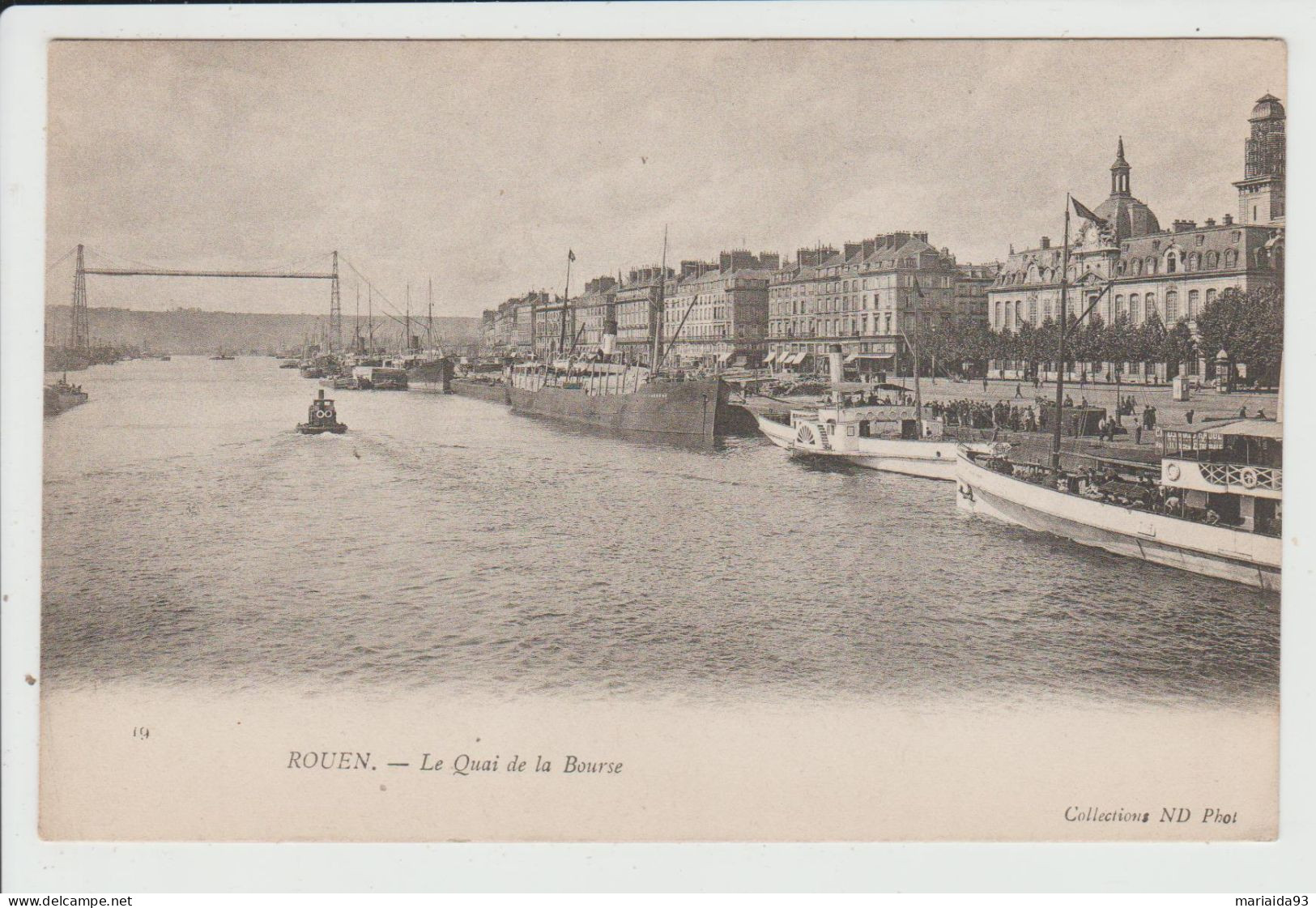 ROUEN - SEINE MARITIME - LE QUAI DE LA BOURSE - Rouen