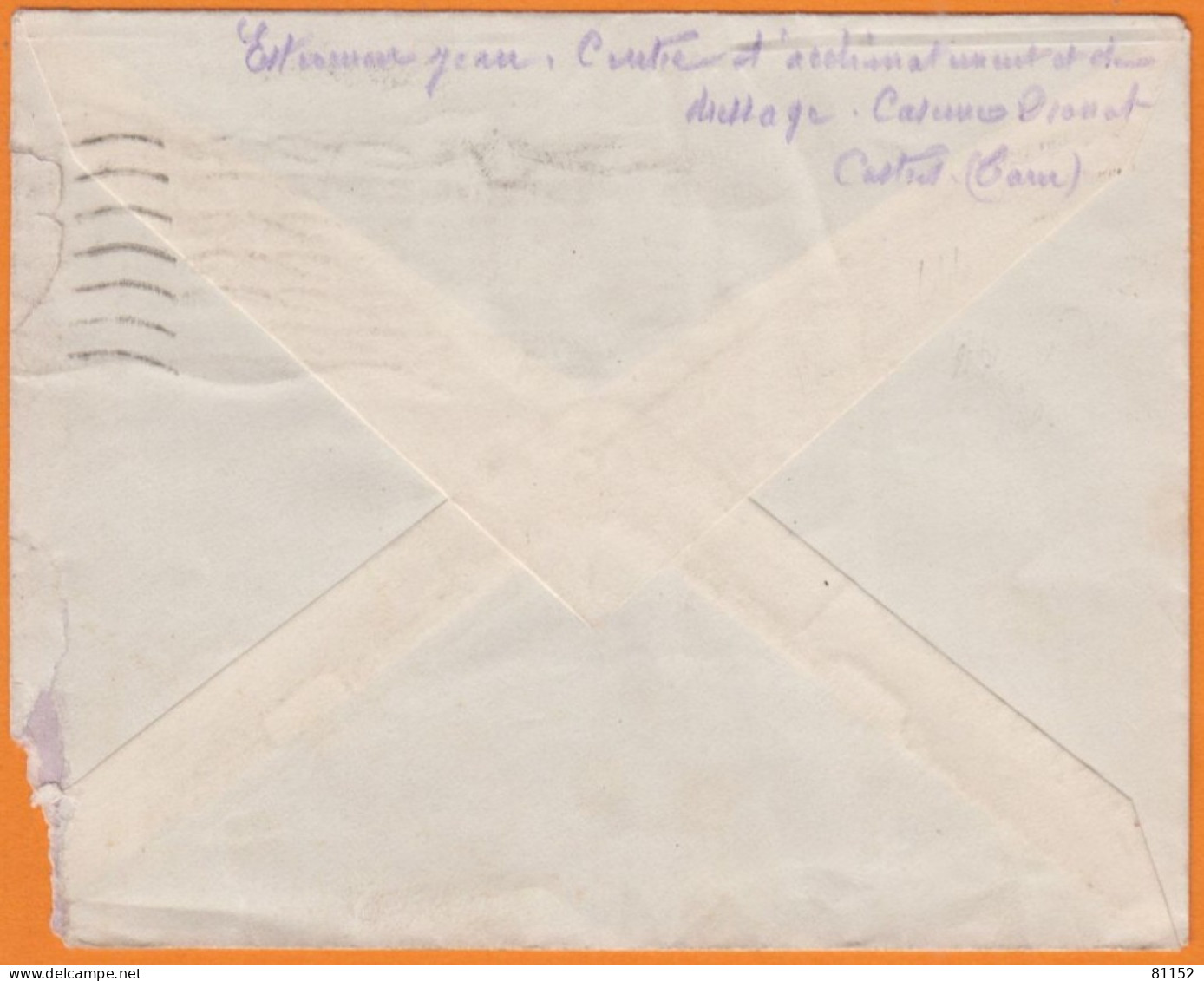 Militaria  Lettre  Du " CENTRE D'ACCLIMATEMENT Et De DRESSAGE " De CASTRES 1940 En F.M. Pour Un Codt  Aérostation - WW II