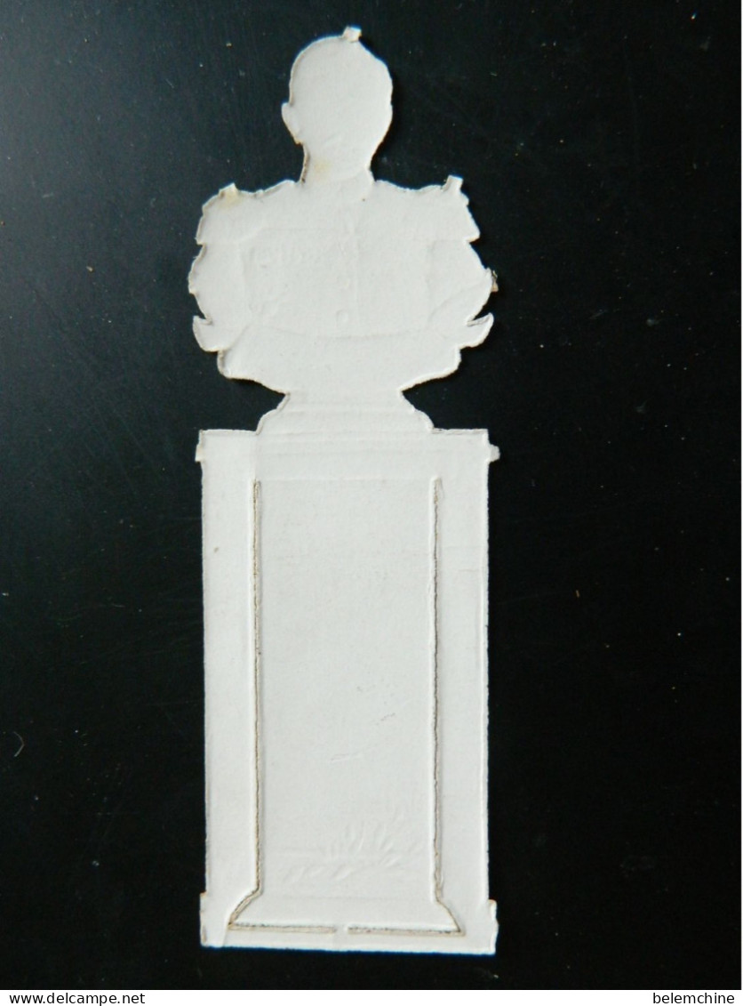 DECOUPIS CHROMOS  CHOCOLAT PAYRAUD A LYON   COLONNE STELE  CHARLES ALEXANDRE GRAND DUC DE SAXE WEIMAR   (15 Cms De Haut) - Otros & Sin Clasificación