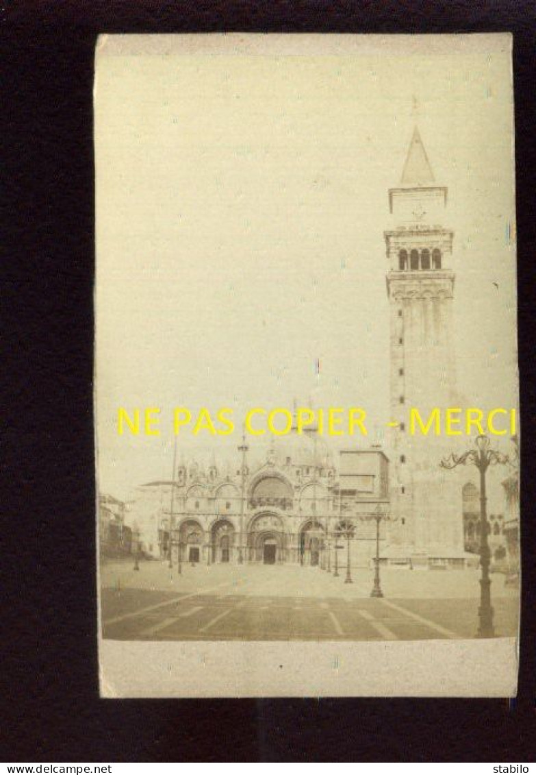 ITALIE - VENISE - 1869 - LA PLACE - FORMAT 10.5 X 6.5 CM - Plaatsen