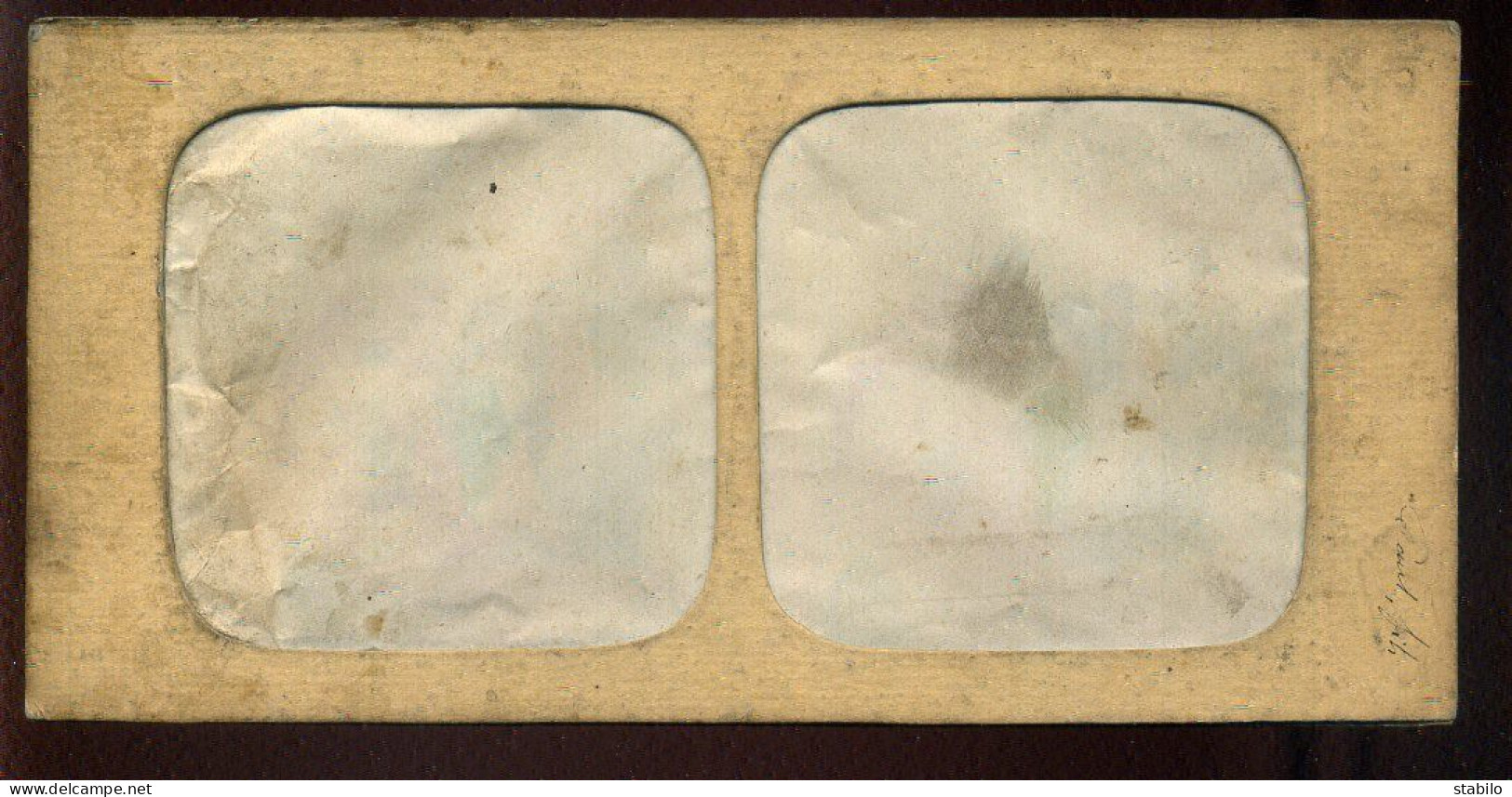 PHOTO STEREO CIRCA 1860 - TRANSPARENTE - SCENE THEATRALE EN COSTUMES - FORMAT 17.5 X 8.5 CM - Photos Stéréoscopiques