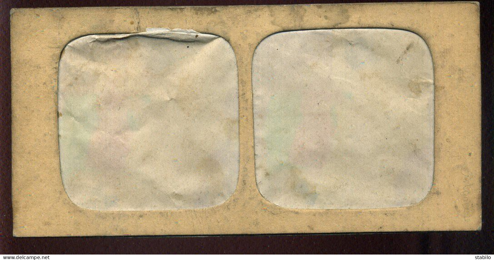 PHOTO STEREO CIRCA 1860 - TRANSPARENTE - FEMME ET FILLETTE  - FORMAT 17.5 X 8.5 CM - Stereo-Photographie