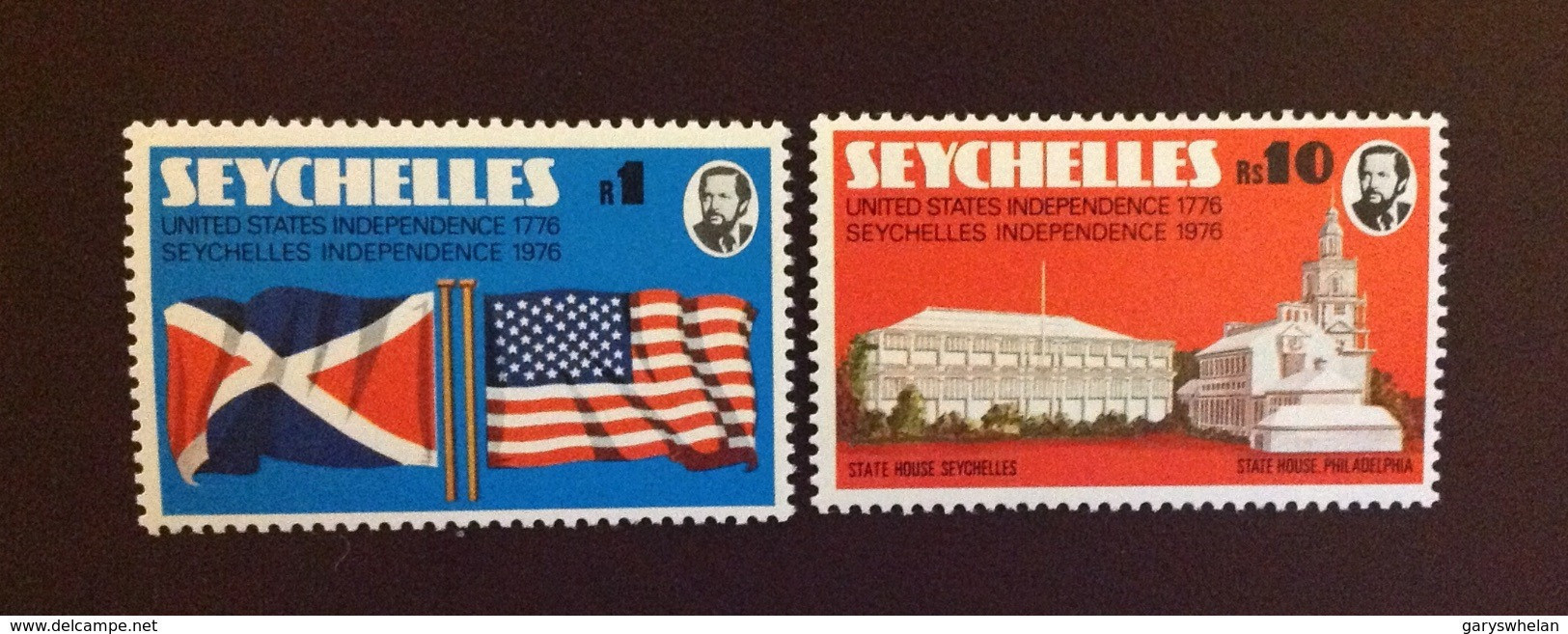 Seychelles 1976 American & Seychelles Independence MNH - Seychellen (1976-...)