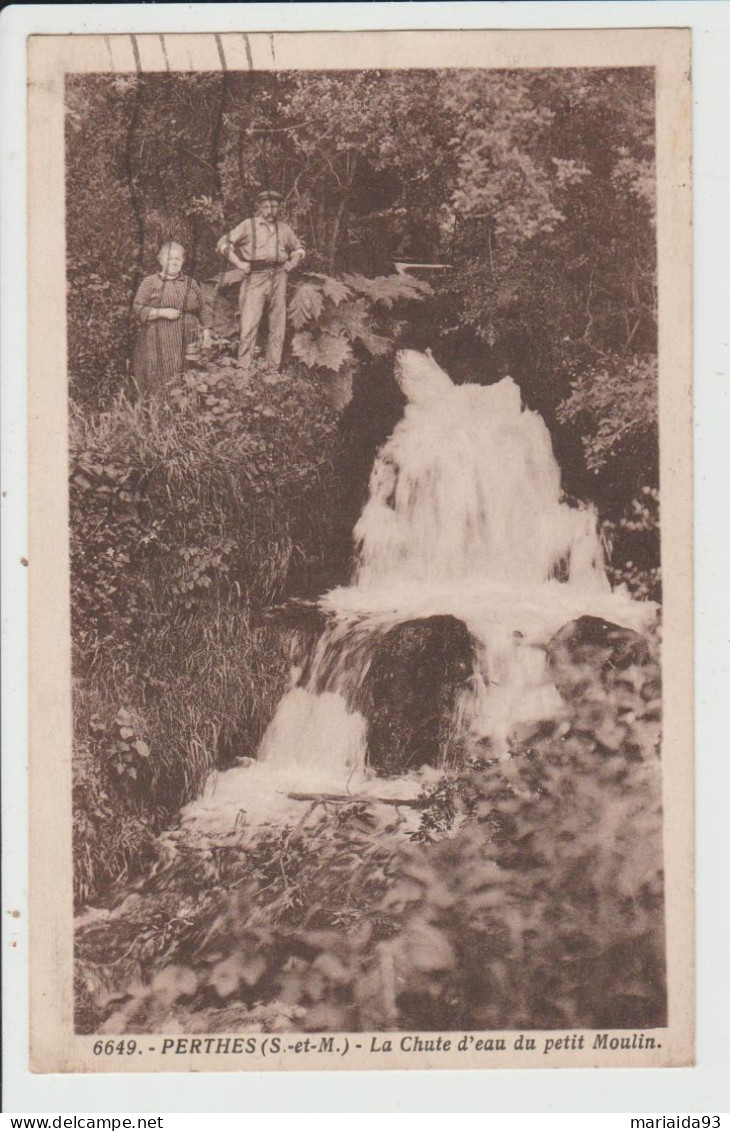 PERTHES - SEINE ET MARNE - LA CHUTE D'EAU DU PETIT MOULIN - Perthes