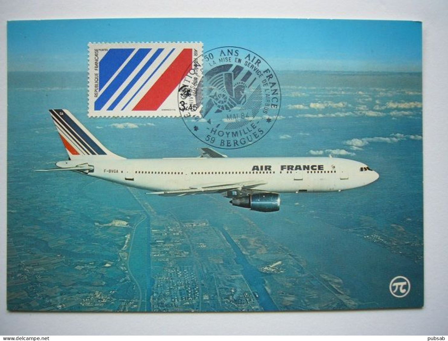 Avion / Airplane /  AIR FRANCE / Airbus A 300 B2 / Carte Maximum - 1946-....: Modern Tijdperk