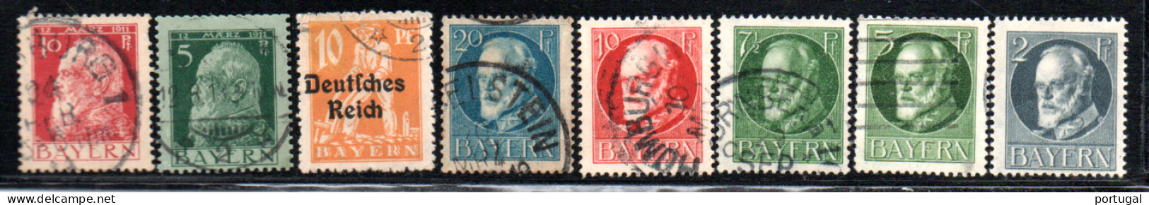 Allemagne BAYEEN ( 8 Timbres ) - OBLITERE - Afgestempeld