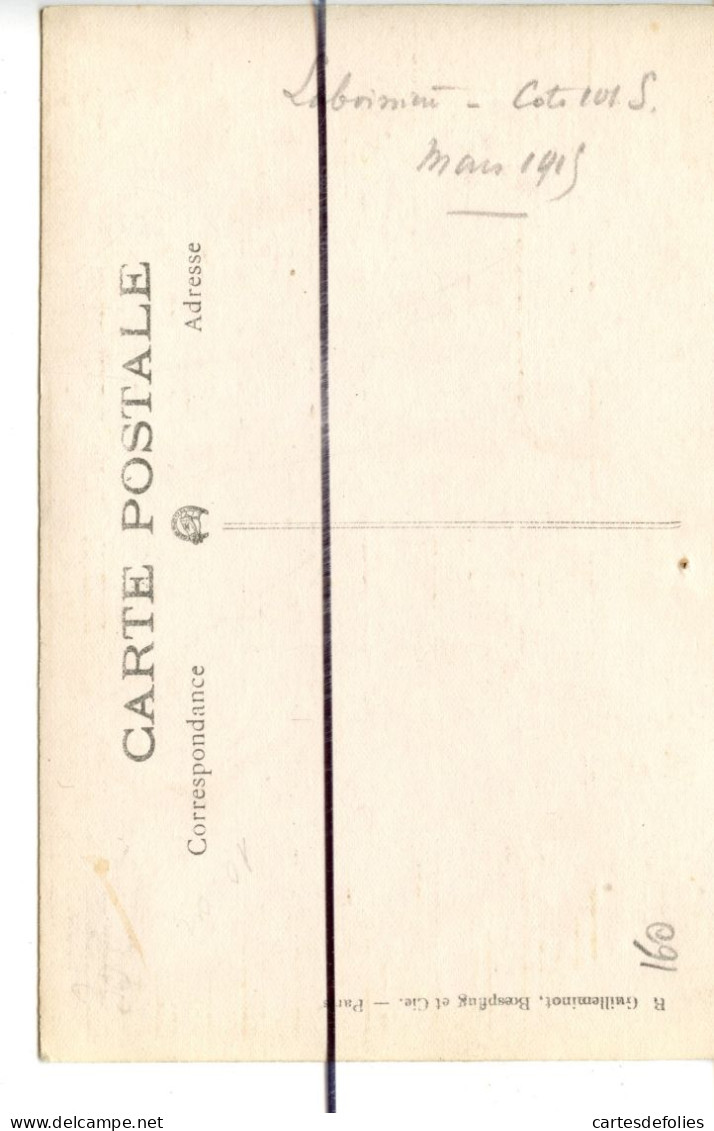Carte Photo Militaire . OISE. D60.  Laboissière . Soldats . MARS 1915 - Other & Unclassified