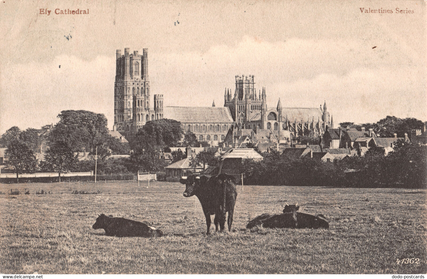 R333732 Ely Cathedral. Valentines Series. 1904 - World