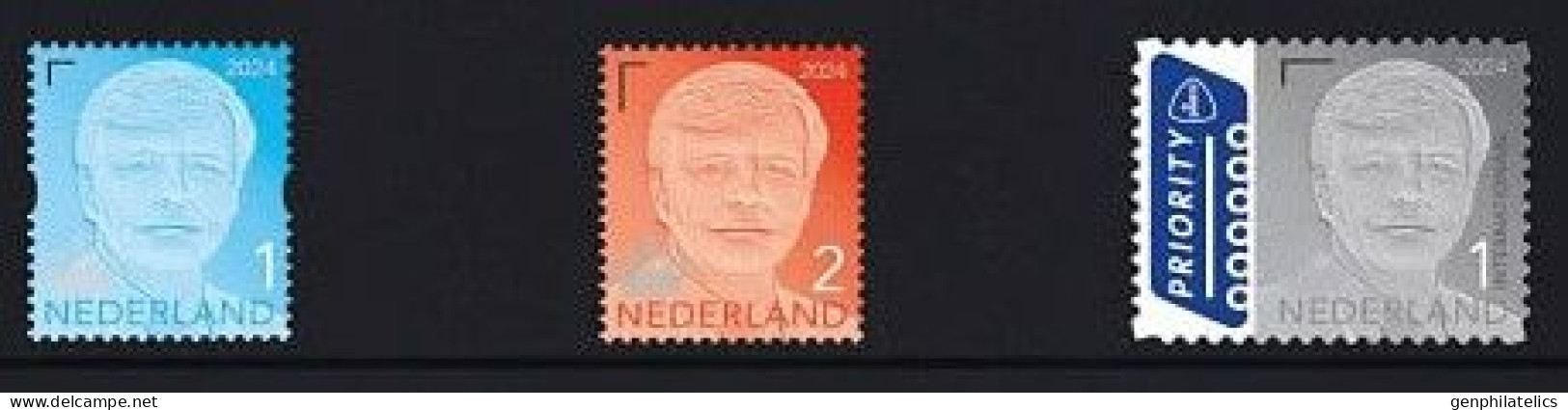 NETHERLANDS 2024 PEOPLE Royalties. King Willem Alexander - Fine Set MNH - Unused Stamps