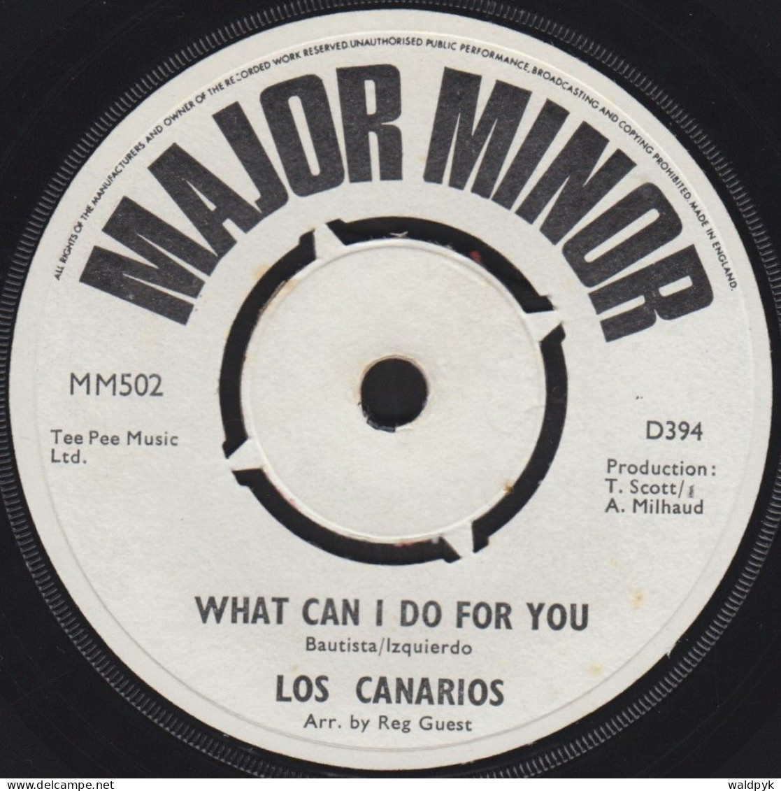 LOS CANARIOS - Three-Two-One-Ah - Otros - Canción Inglesa