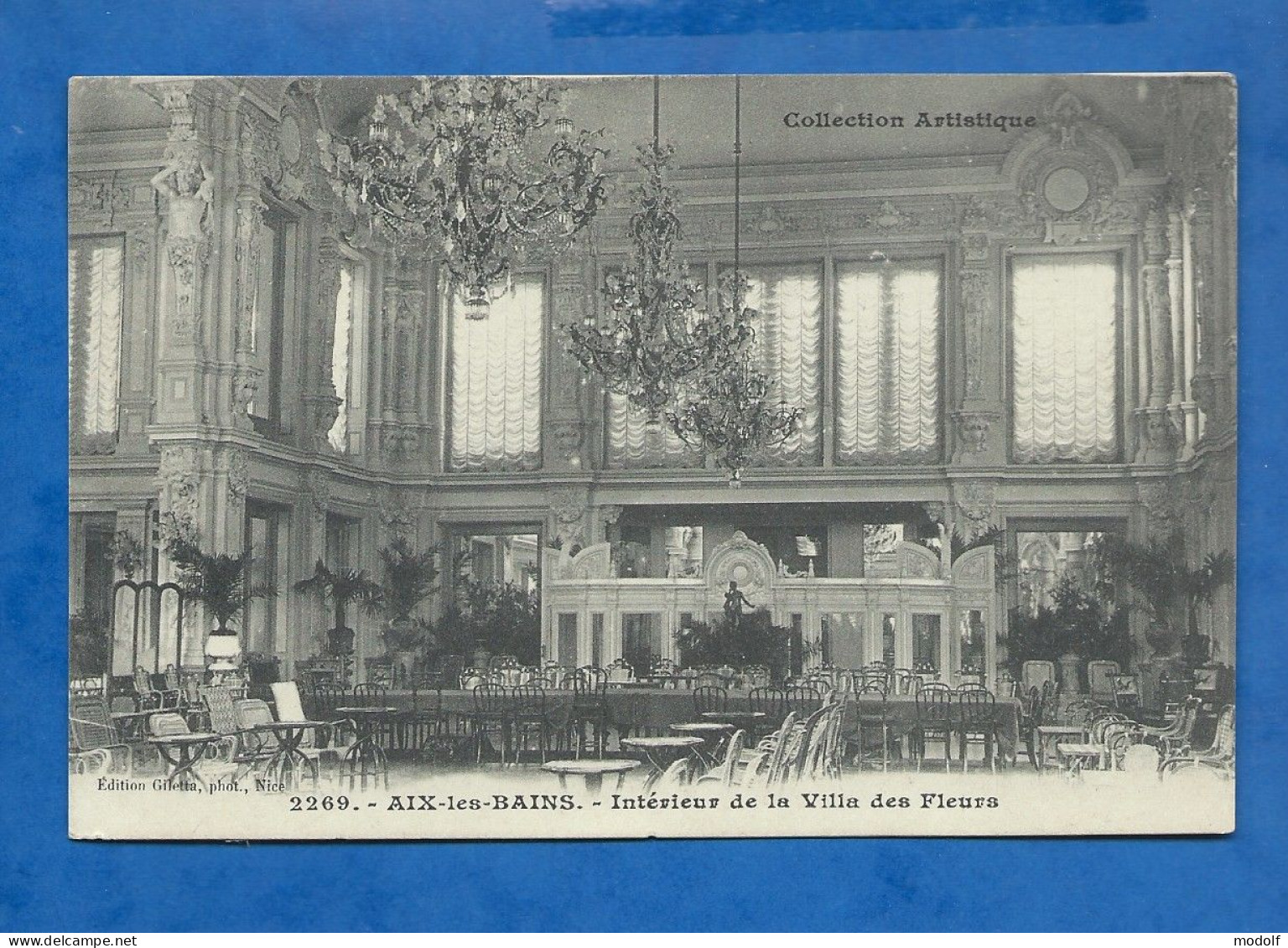 CPA - 73 - Aix-les-Bains - Intérieur De La Villa Des Fleurs - Non Circulée - Aix Les Bains