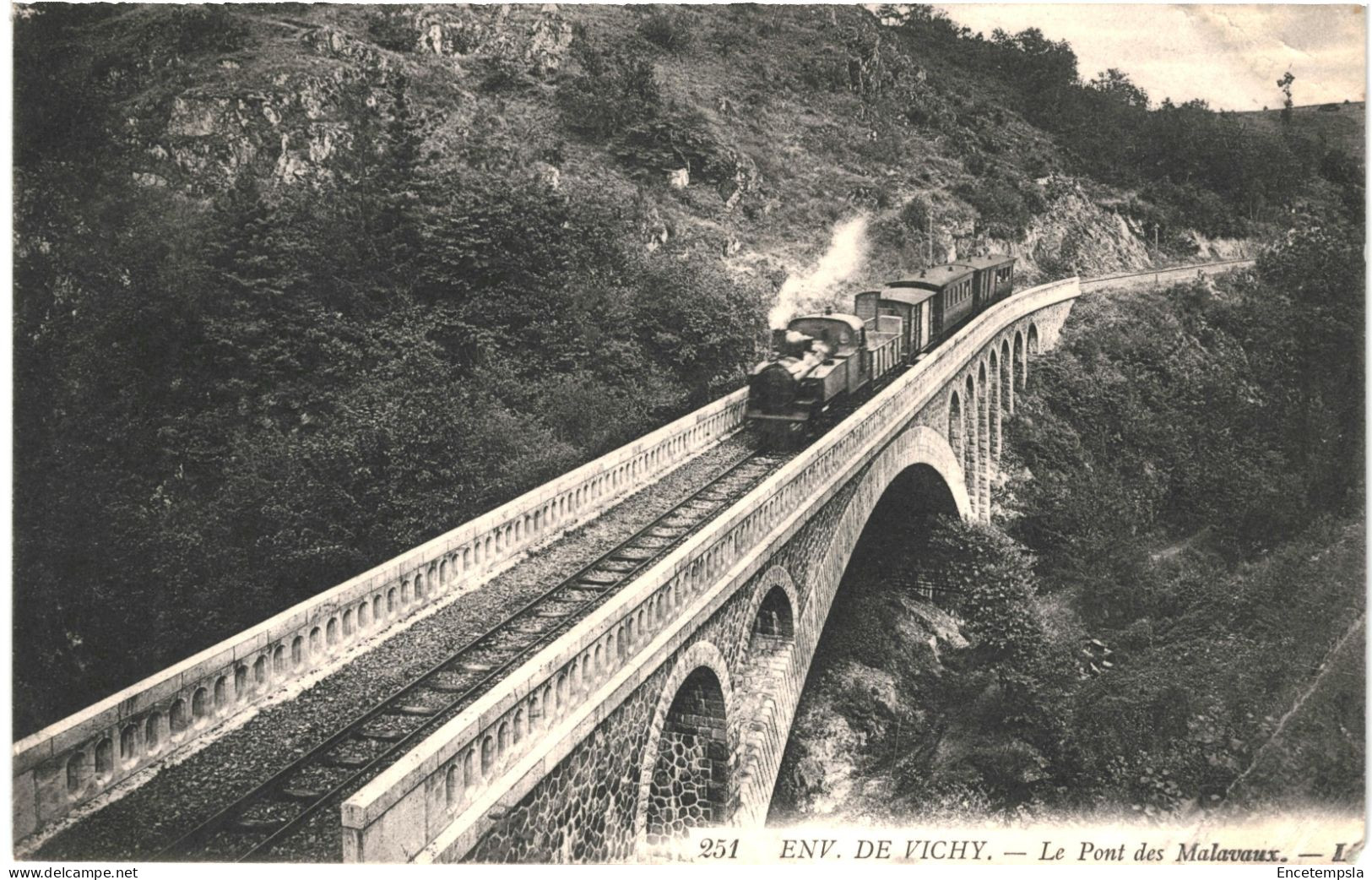 CPA Carte Postale France Vichy Environs Pont Des Malavaux 1913 VM80714 - Vichy