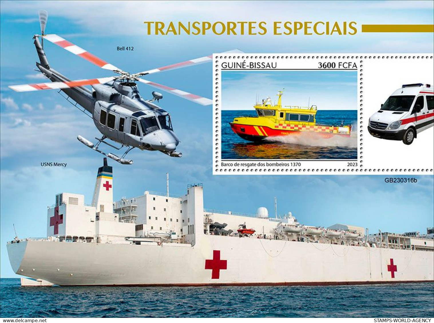 2024-04 - CENTRAL AFRICAN - SPECIAL TRANSPORTS                 1V  MNH** - Andere & Zonder Classificatie