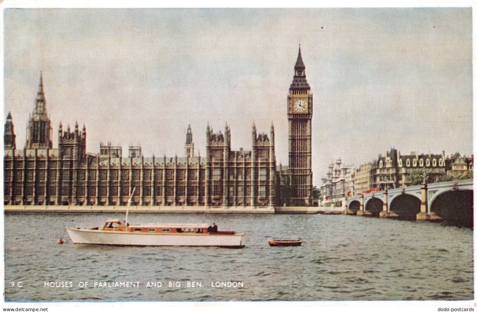 R332163 9C. Houses Of Parliament And Big Ben. London. Masons Alpha Series - Autres & Non Classés