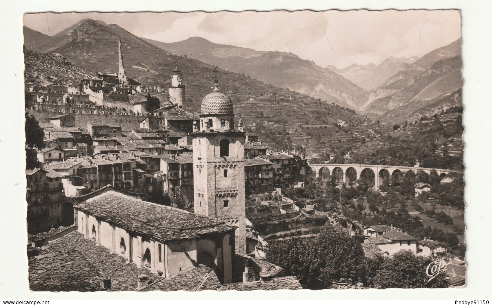 06 . Tende . La Cathédrale Et La Vieille Ville . 1953 - Otros & Sin Clasificación