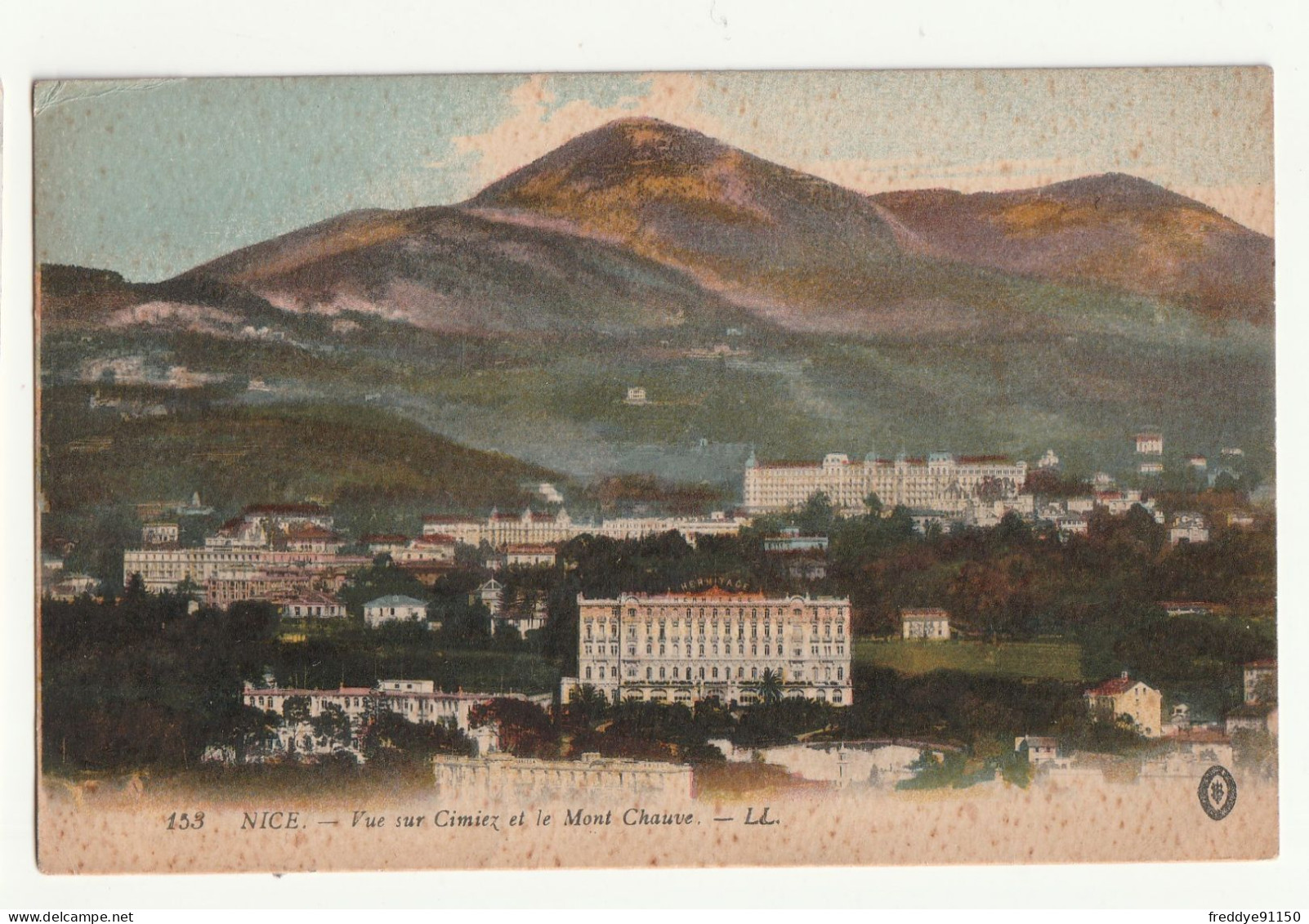 06 . Nice . Vue Sur Cimiez Et Le Mont Chauve . 1916 - Mehransichten, Panoramakarten