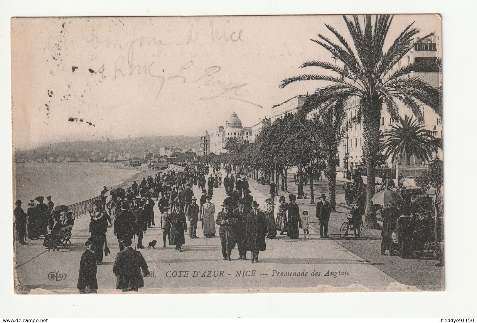 06 . Nice  . Promenade Des Anglais . Animations .  - Cartas Panorámicas
