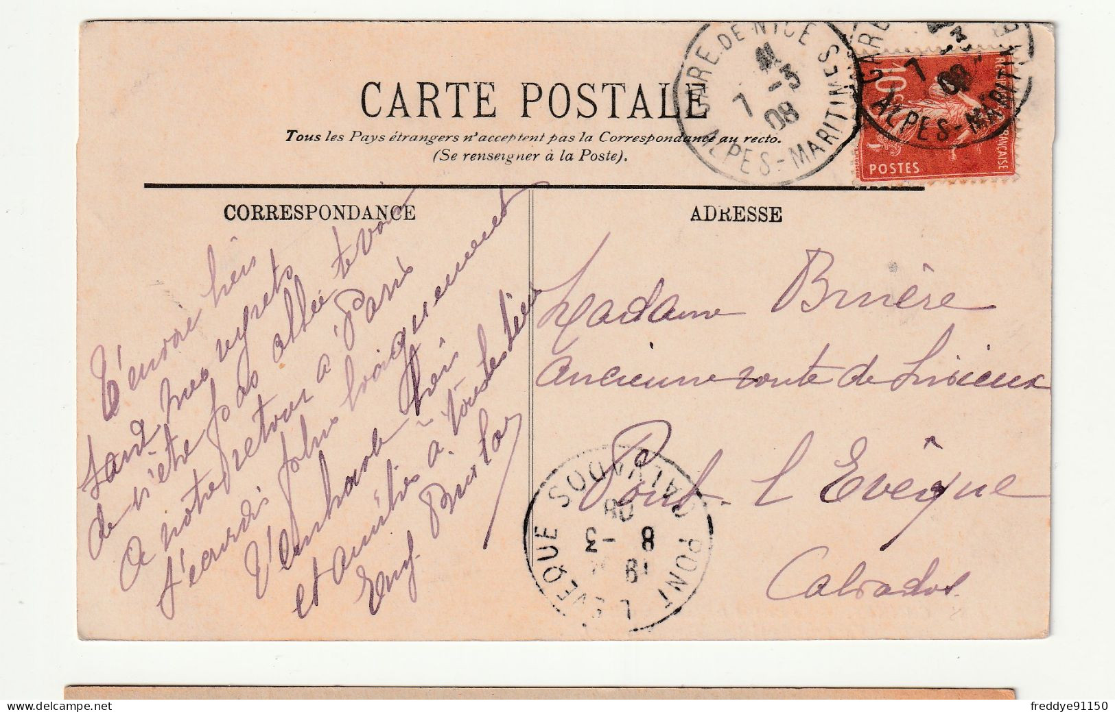 06 . CANNES .  Le Port Et  Le  Mont Chevalier .Bateaux . Voliers . 1908 - Cannes